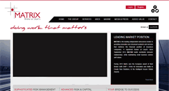 Desktop Screenshot of matrix-brokers.com